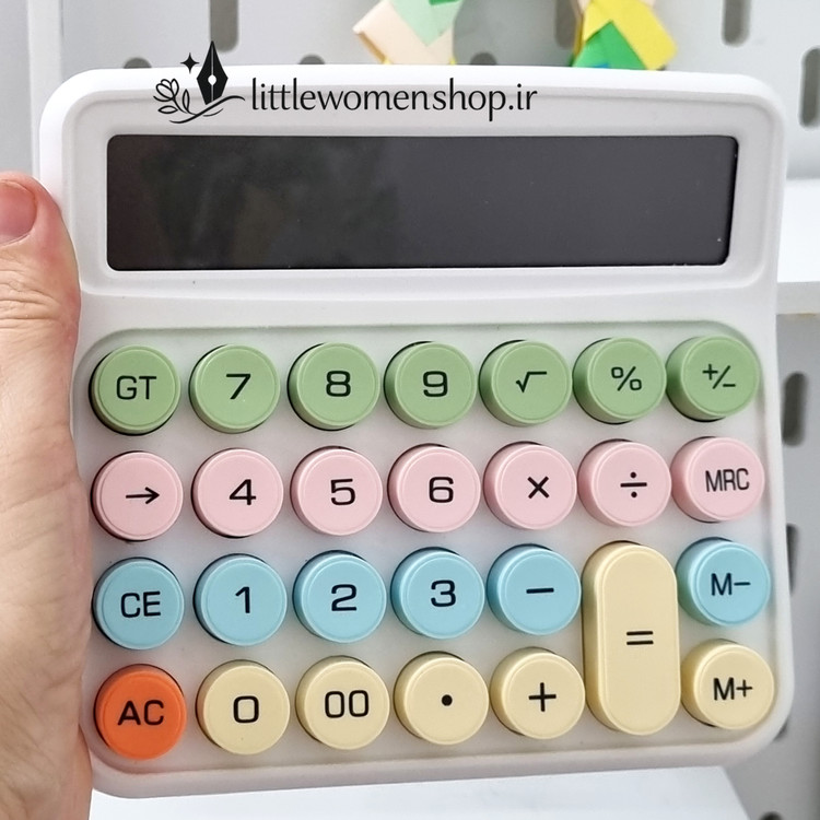 ماشین حساب سایز بزرگ پاستلی وارداتی