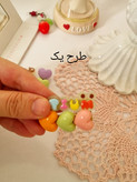 پگ گیره انبری دو تایی آبنباتی