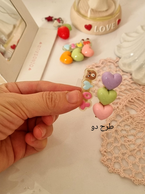 پگ گیره انبری دو تایی آبنباتی