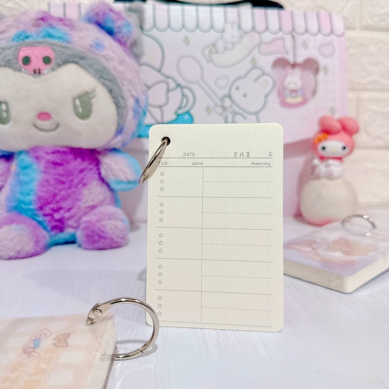 دفترچه زبان گیره فلزی(ارسال رنگ رندوم)